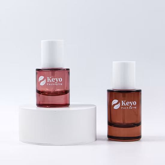 Популярные пустые 20 мл 30 мл 50 мл 150 мл квадратный стеклянный насос для косметической жидкой основы с крышкой